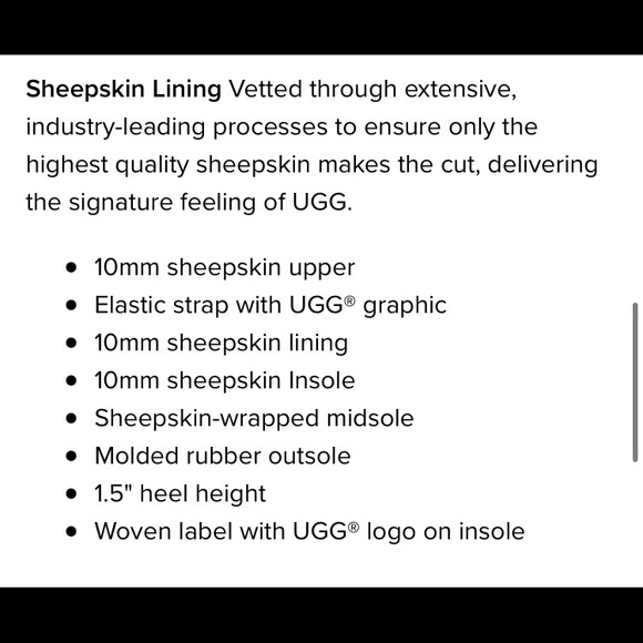 UGG YEAH SLING BACK SLIP ON - Picture 6 of 6